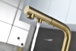 Превью картинка Смеситель для кухни Paulmark SERPENTINE Se213222-LG Светлое золото #12