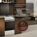 Превью картинка Газовая плита Weissgauff WGSM 5322 WG #3