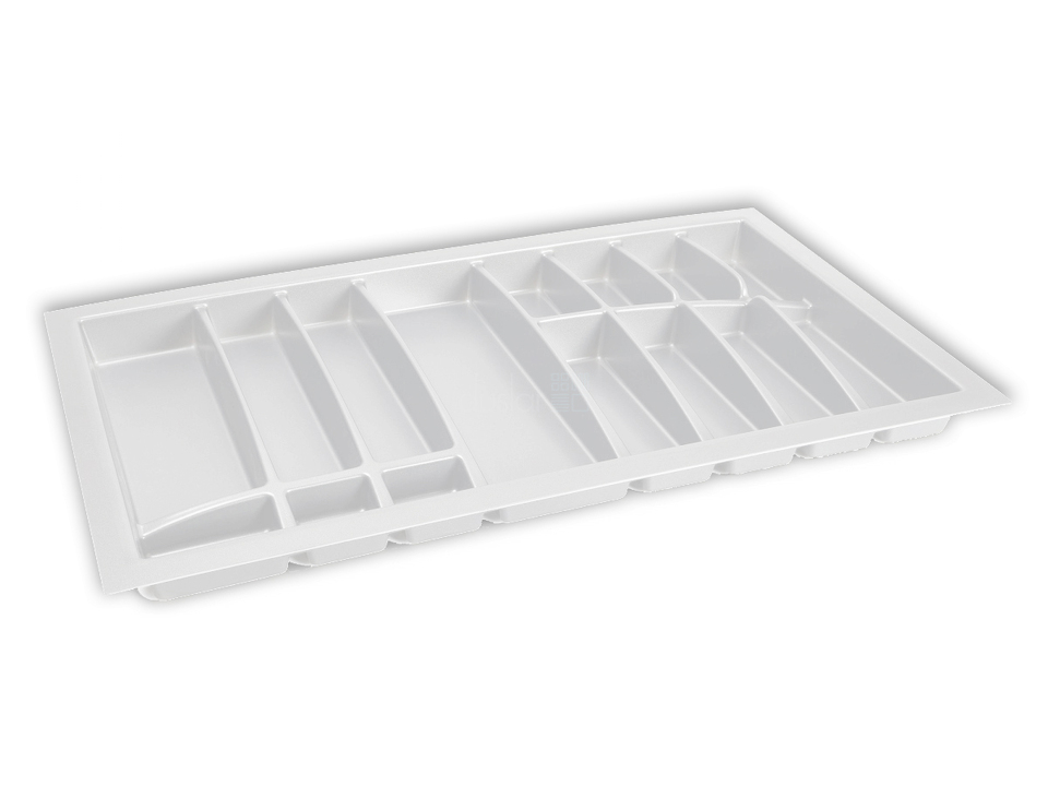 Фото Dirks Лоток LINE для столовых приборов, ширина фасада 900 мм, 812x462х56 мм, белый 