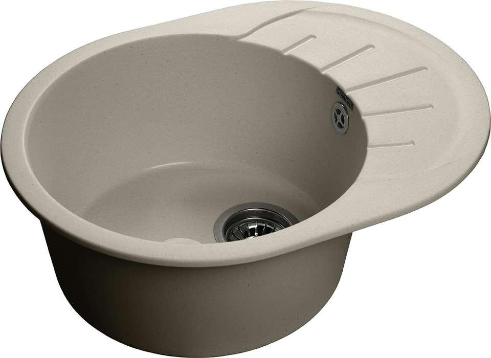 Фото Мраморная мойка GranFest RONDO 580L Топаз