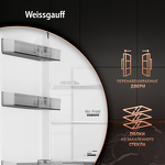 Превью картинка Холодильник с нижней морозилкой Weissgauff WRK 2000 Total NoFrost Inverter Black #9