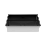 Превью картинка Металлическая мойка Paulmark NEXT 74 UNI PM217444-MBN Матовый черный #3