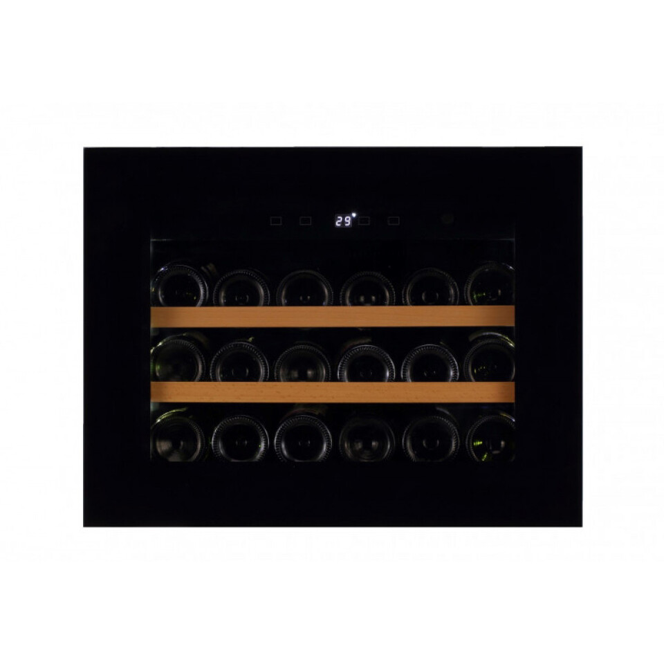 Фото Шкаф винный встраиваемый Винный холодильник (шкаф) компрессорный Dunavox 18 бут DAV-18.46B.TO