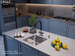 Превью картинка Смеситель для кухни EMAR ЕС - 3015 satin #6
