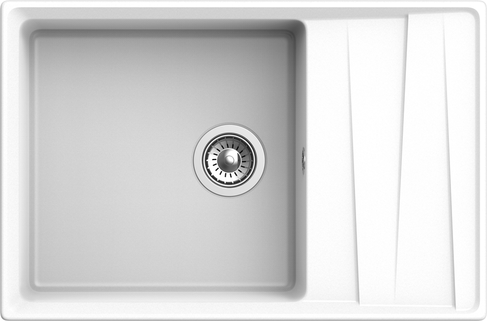 Фото Мраморная мойка GranFest LEVEL 760L Иней