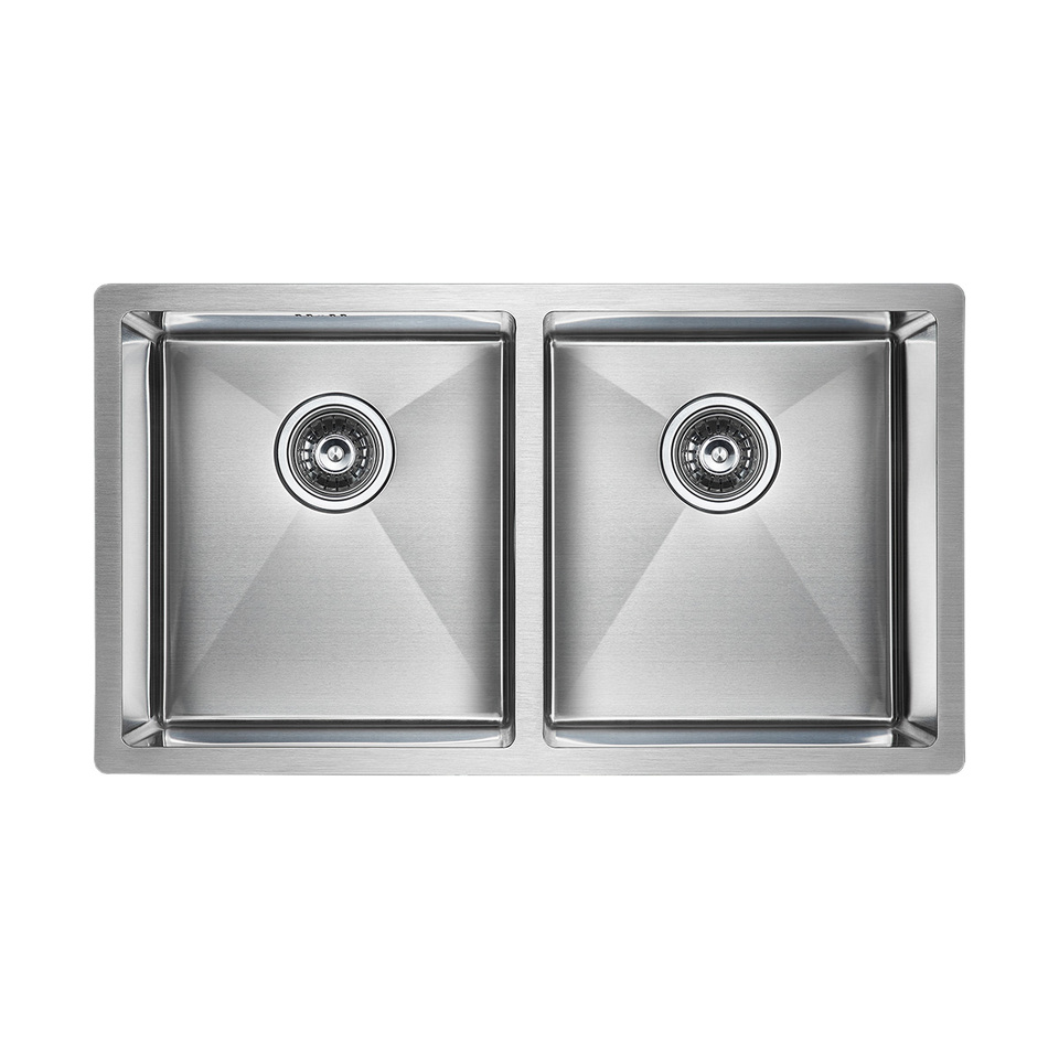 Фото Металлическая мойка Paulmark GERBERG 78/2 UNI PM237844-BS Брашированная сталь