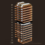 Превью картинка Шкаф винный  Meyvel Винный холодильник (шкаф) компрессорный MEYVEL MV163PRO-KBT2 #2