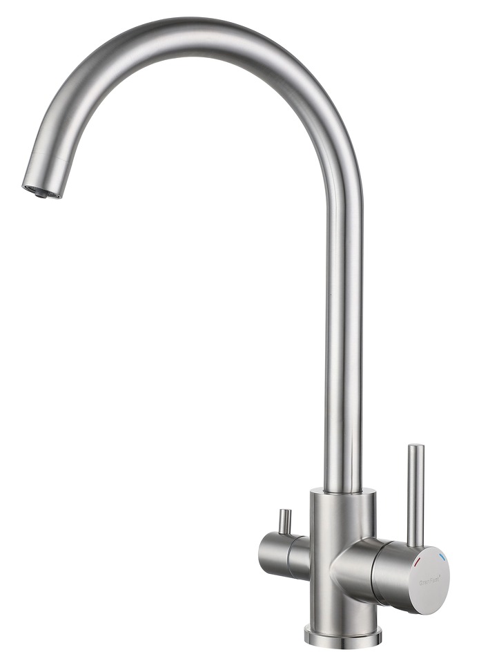 Фото Смеситель для кухни GranFest Z-5420 Нержавеющая сталь