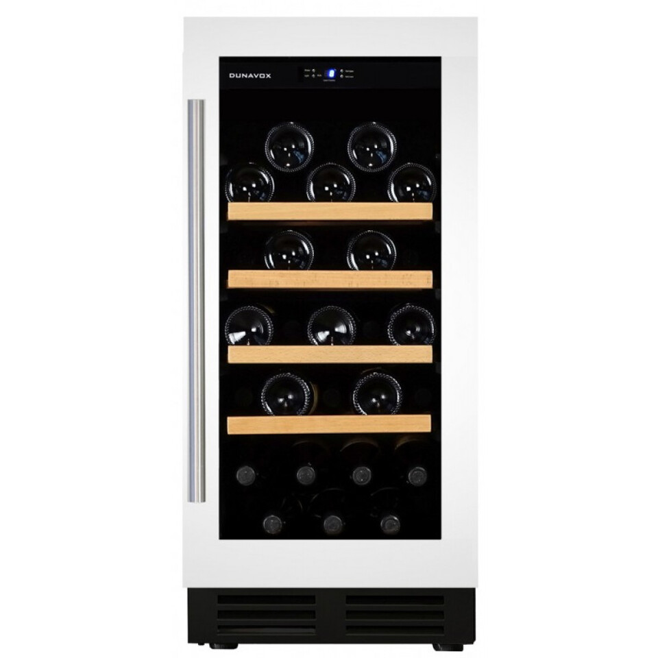 Фото Шкаф винный встраиваемый Винный холодильник (шкаф) компрессорный Dunavox 32 бут DAU-32.83W