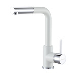 Превью картинка Смеситель для кухни Paulmark KASSEL Ka214311-431 Белый матовый #1