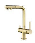 Превью картинка Смеситель для кухни Paulmark SERPENTINE Se213222-LG Светлое золото #2