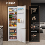 Превью картинка Холодильник с нижней морозилкой Weissgauff WRK 2010 D Inverter NoFrost Beige #12