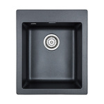 Превью картинка Кварцевая мойка Paulmark KANTE 40 PM104249-BLM Черный #1