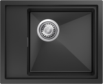 Превью картинка Гранитная мойка Rivelato NOBILE 544-L 1-чаш 540*440 antracite #1
