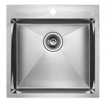 Превью картинка Металлическая мойка Paulmark KRONER 51 PM215151-BS Брашированная сталь #2