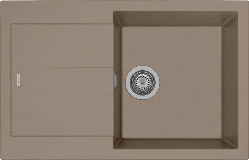 Фото Гранитная мойка Rivelato LUMO 7850 1-чаш 780*500 Tartufo