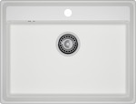 Превью картинка Мраморная мойка GranFest LEVEL 660 Белый #1