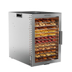 Превью картинка Сушилка для овощей и фруктов Дегидратор Meyvel MDH12-1S (Inox) #1