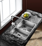 Превью картинка Металлическая мойка Oulin OL-0369R #3