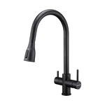 Превью картинка Смеситель для кухни Paulmark LANGE La214212-BLM Черный #1