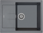 Превью картинка Гранитная мойка Rivelato LUMO 6550 1-чаш 650*500 Titanio #1