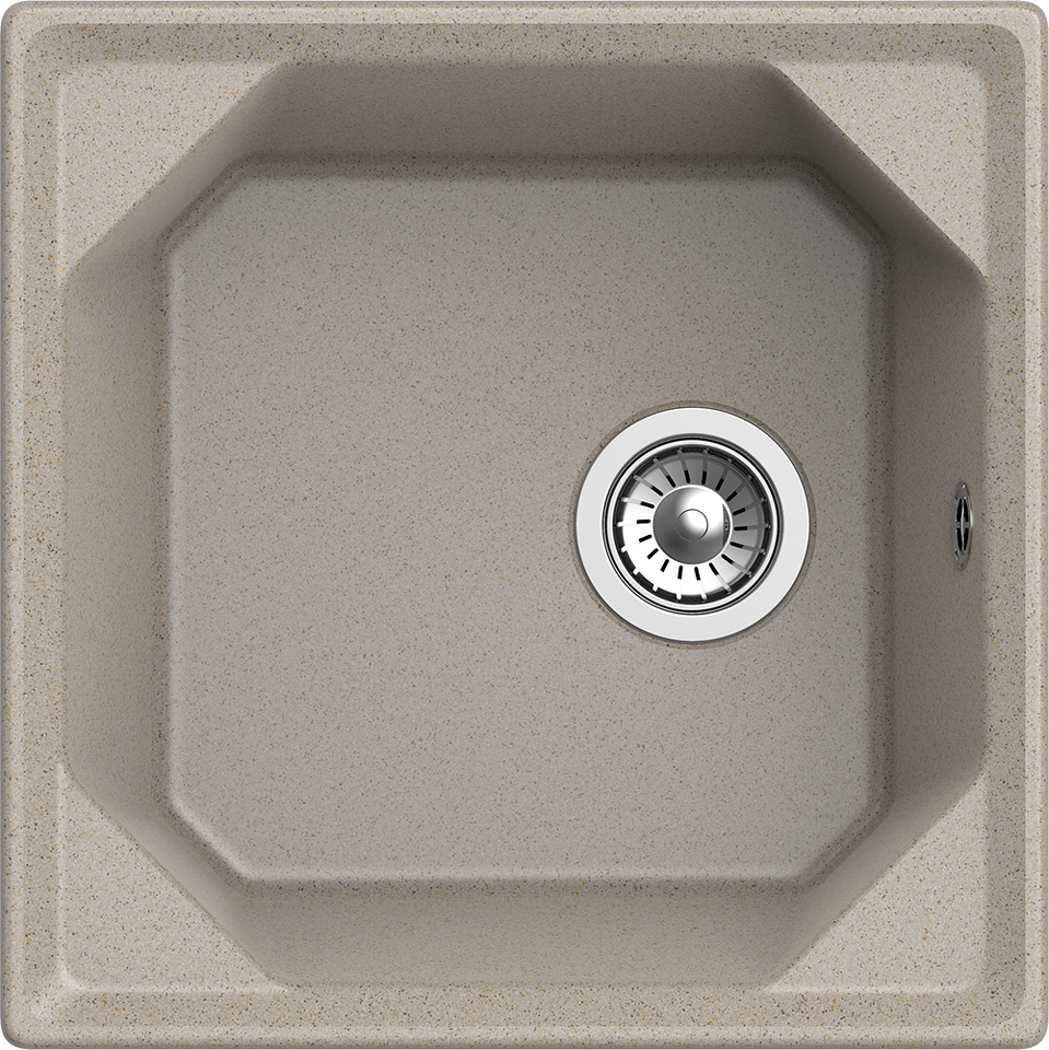 Фото Мраморная мойка GranFest UNIQUE 500 Песочный