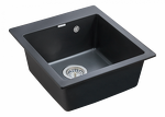 Превью картинка Кварцевая мойка Paulmark KANTE 45 PM104651-BLM Черный #3