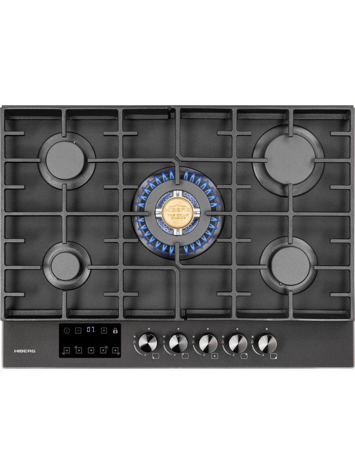 Фото Газовая варочная панель HIBERG VM 7255 B