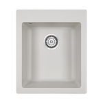 Превью картинка Кварцевая мойка Paulmark KANTE 40 PM104249-WH Белый матовый WH #1