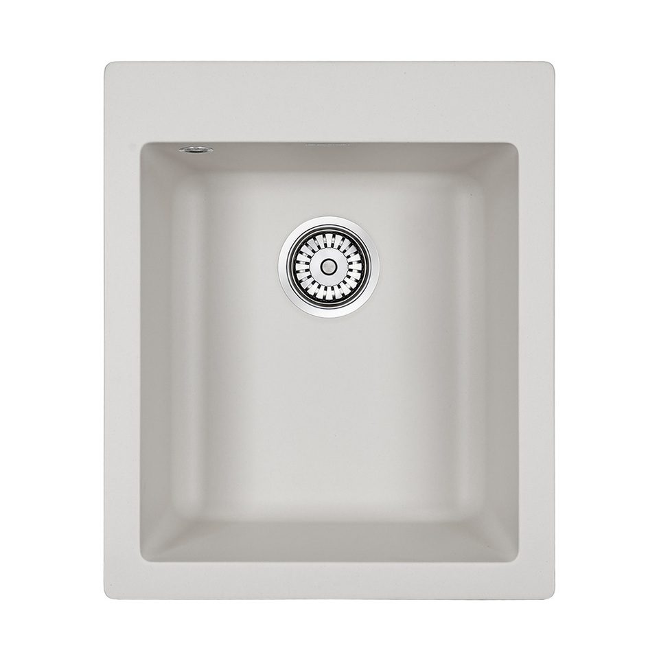 Фото Кварцевая мойка Paulmark KANTE 40 PM104249-WH Белый матовый WH