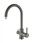 Превью картинка Смеситель для кухни Paulmark ESSEN Es213211 Es213211-GRM Серый металлик #2