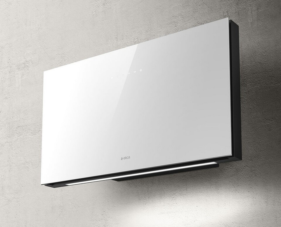 Фото Наклонная вытяжка Elica PLAT WH/F/80
