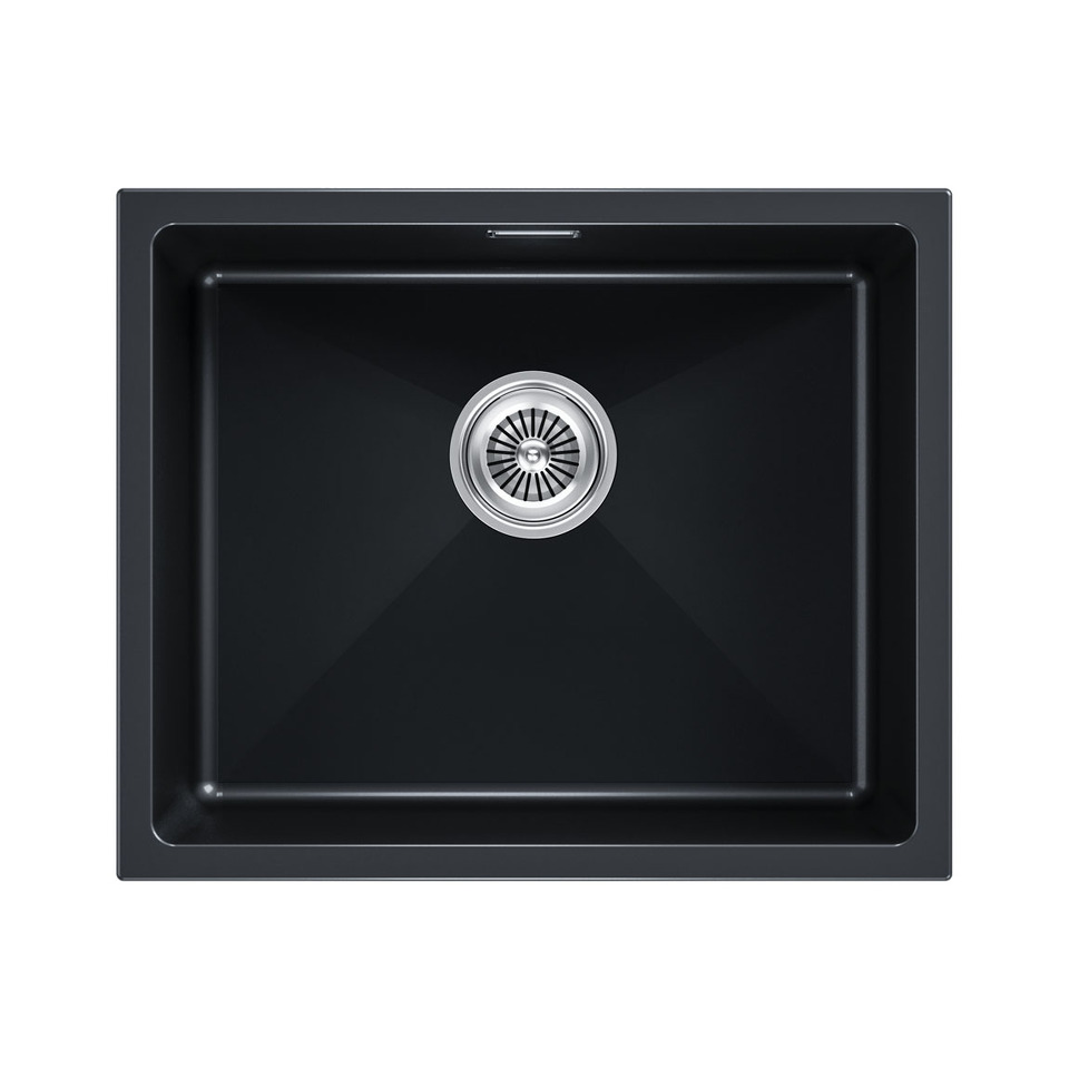 Фото Гранитная мойка Paulmark LUMI 55 UNI LU55-BLM Черный