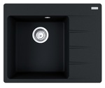 Превью картинка Гранитная мойка Franke CENTRO CNG 611/211-62 TL чаша слева черный матовый #1