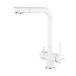 Превью картинка Смеситель для кухни Paulmark SKALEN Sk213020-WH Белый матовый WH #1