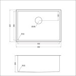 Превью картинка Металлическая мойка EMAR EMB-132 PVD Nano Golden #4