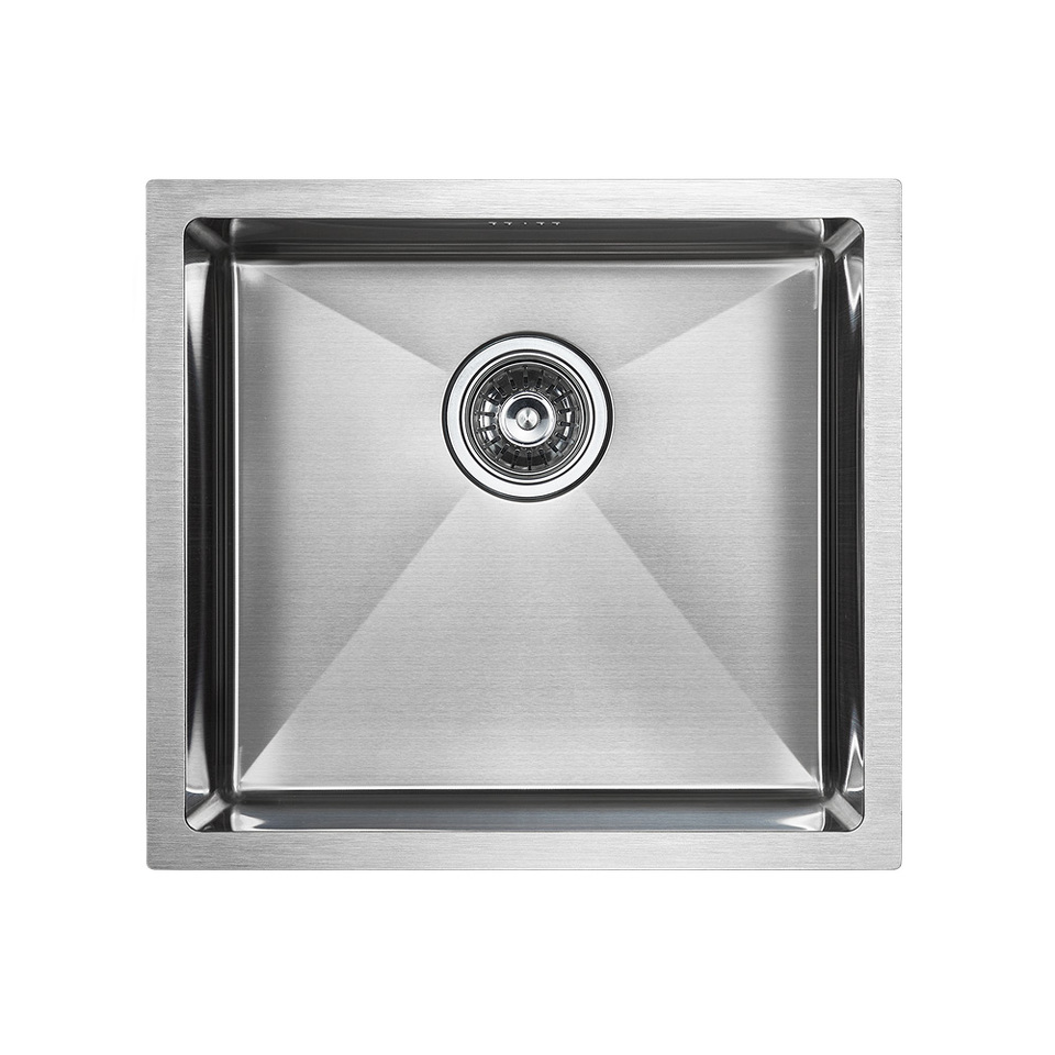 Фото Металлическая мойка Paulmark NEXT 48 UNI PM214844-BS Брашированная сталь