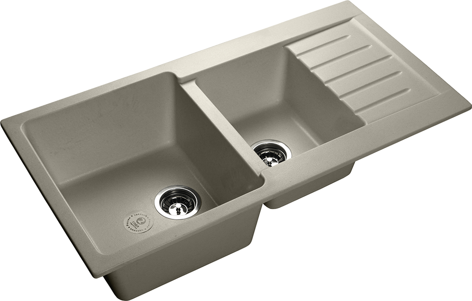 Фото Мраморная мойка GranFest PRACTIK 980KL Топаз