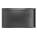 Превью картинка Металлическая мойка Paulmark NEXT-SKEW 74 UNI PM887444-GM Вороненая сталь GM #2