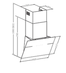 Превью картинка Наклонная вытяжка Meferi AIRBOX60WH ULTRA #2