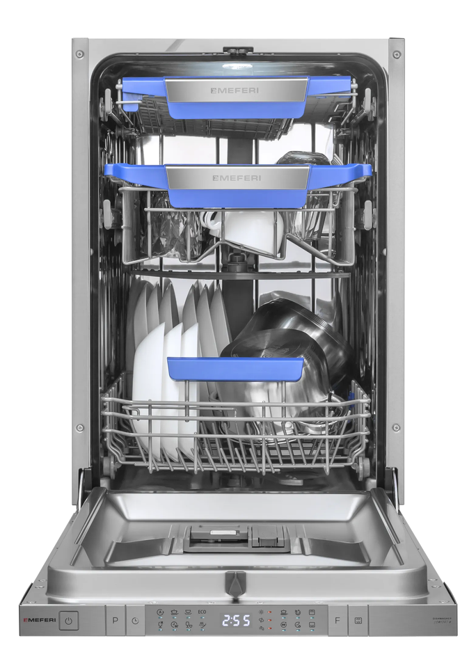 Фото Посудомоечная машина 45см встраиваемая Meferi MDW4583 COMFORT PLUS
