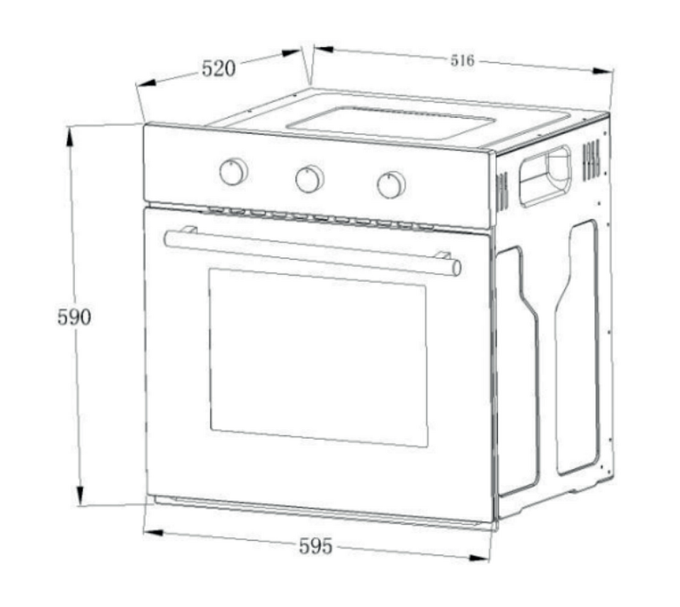 Фото Электрический духовой шкаф Weissgauff EOM 105 B