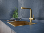 Превью картинка Смеситель для кухни Paulmark DOSSE Do214418-BG Брашированное золото BG #3