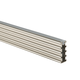 Картинка Duslar Штанга рифленая RIFF для одежды, длина 3000 мм, шампань