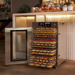 Превью картинка Сушилка для овощей и фруктов Дегидратор Meyvel MDH18-1S (Inox) #39