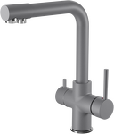 Превью картинка Смеситель для кухни GranFest Z-5423 Темно-серый #1