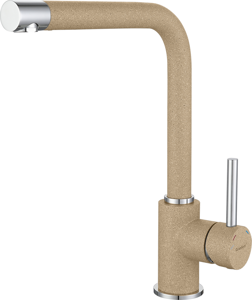 Фото Смеситель для кухни GranFest 3651 Песочный