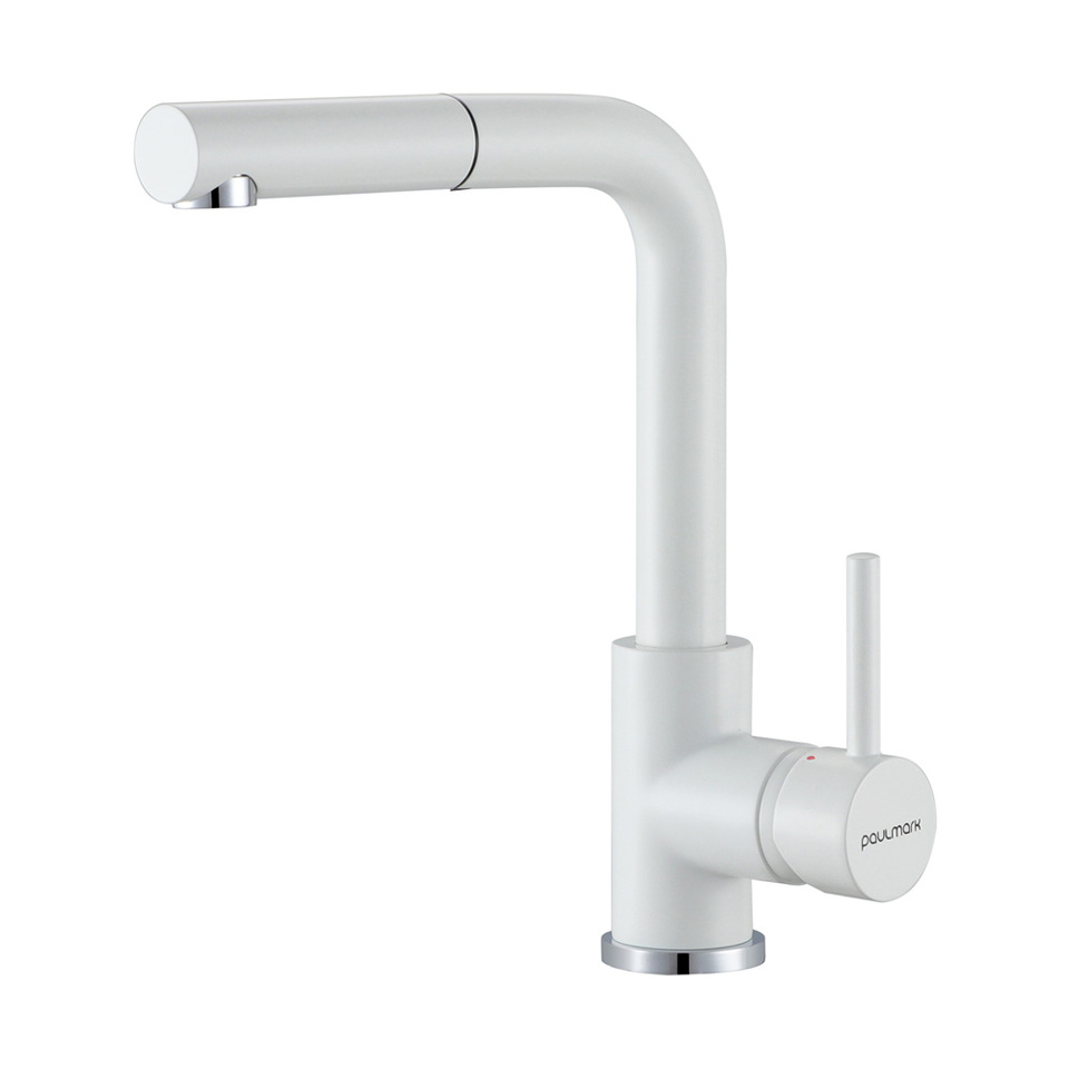 Фото Смеситель для кухни Paulmark KASSEL Ka214311-WH Белый матовый WH