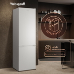 Превью картинка Холодильник с нижней морозилкой Weissgauff WRK 1800 Defrost White #25