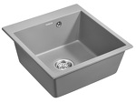 Превью картинка Кварцевая мойка Paulmark KANTE 50 PM105152-GRM Серый металлик #3